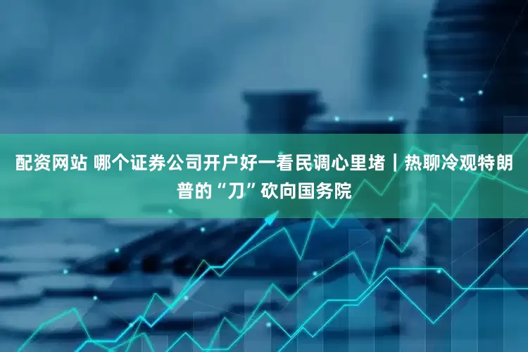 配资网站 哪个证券公司开户好一看民调心里堵｜热聊冷观特朗普的“刀”砍向国务院