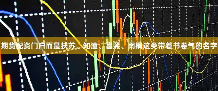 期货配资门户而是扶苏、知潼、邕熙、雨桐这类带着书卷气的名字