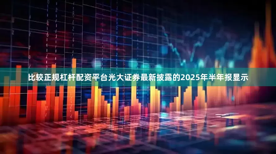 比较正规杠杆配资平台光大证券最新披露的2025年半年报显示